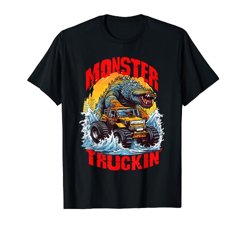 Monster Driving Monster Truck Camiseta