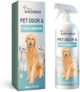 Espray de aire para mascotas TrG159, limpiador de perros y gatos, 60 ml, color blanco, 13,8 cm