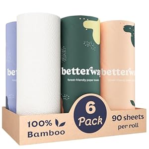 Betterway Bamboo Paper Towels ̵...