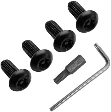 Amazon: Augeny Anti Theft License Plate Screws Set, Stainless Steel