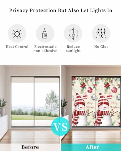 Película decorativa para ventana con diseño vitrales 17.7 x 39.3 in miniatura 4