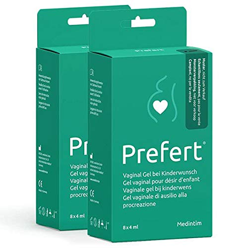 Lubrifiant fertilité Prefert | Lot de 2 | 8 x 4 ml | Medintim
