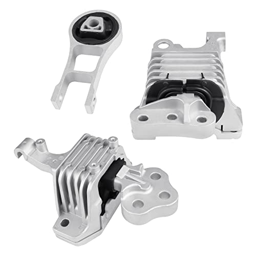 Jdmon 3Pcs Engine Motor & Transmission Mount Replacement For Chrysler 200 2.4L 2015-2019, Jeep Cherokee 2014-2021Compatible With 68192831Af,68418876Ab,68157441Ad,A5844,A5847,A5858 #TOP22