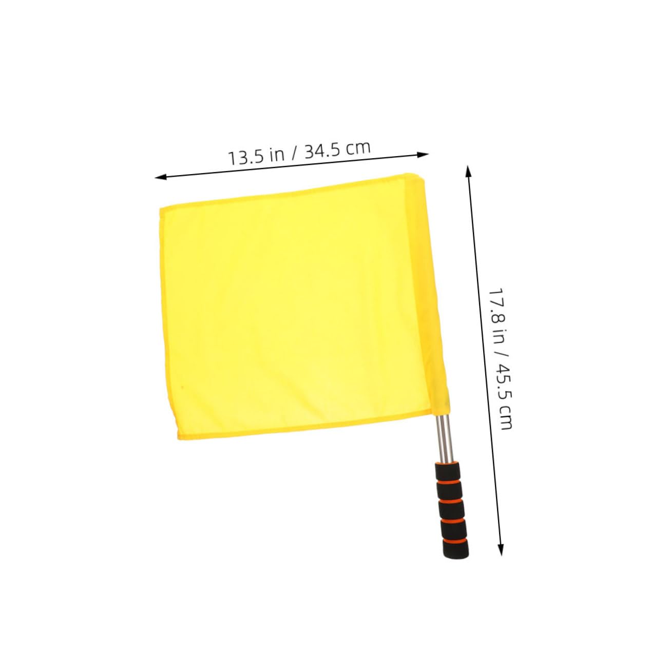 JOINPAYA 2pcs Handheld Signal Flags for Traffic Management Athletic Training and Referee Boundary Marking Racing Conducting Flags for Football Volleyball and Sports Events