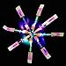 lpvoqpth 64 PCS Glow Flying Toys Sets(32 Slingshot+32 LED copters) Birthday Gifts Party Favors Glow in The Dark Party Supplies Summer Outdoor Game for Kids