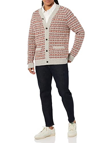Image of Amazon Essentials Men's Lambs Wool V-Neck Cardigan Sweater with Pockets (Previously Goodthreads)