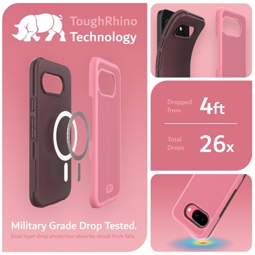Image of TUDIA MergeGrip Magsafe Compatible for Google Pixel 9a Case - Smokey Pink