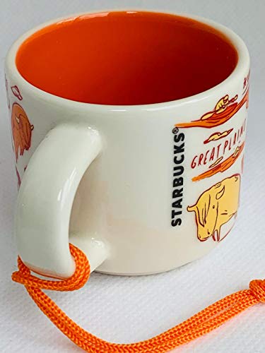 Starbucks taza cerámica pequeña 2 oz multicolor miniatura 2