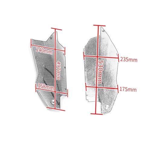 Couvercle latéral de moto pour remplacer le carénage inférieur de RS660 - 7