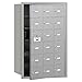 Salsbury Industries 3618AFU 4B Plus Horizontal Mailbox, 18 A Doors 17 Usable, Front Loading, USPS Access, Aluminum