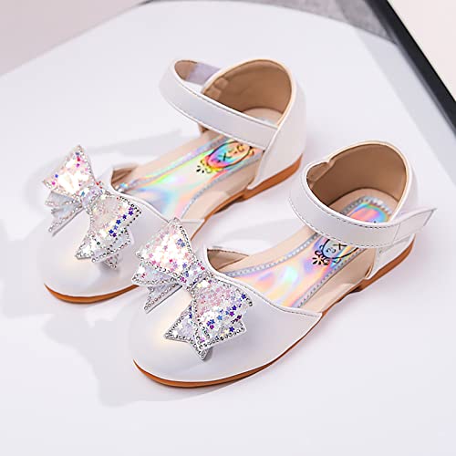 Baby Girl Shoes, 1-12 Years Girls Baby Princess Shoes Star Sequin Rhinestone Bow Sandals Pearl Bling Dancing Shoes2