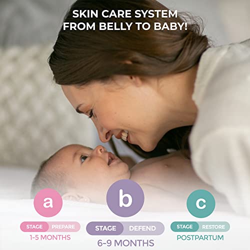 Leska Maternity Belly Butter | Stage B: Hydrate Belly Butter (Pregnancy Months 6-9) | Part Of A Complete 3 Part Pregnancy Skin Care System | New Mom Gifts (4.93Oz) #TOP1