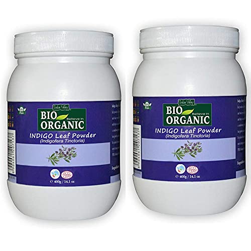 Polvo Orgánico de Indigo Puro - Set de 2 (800g)