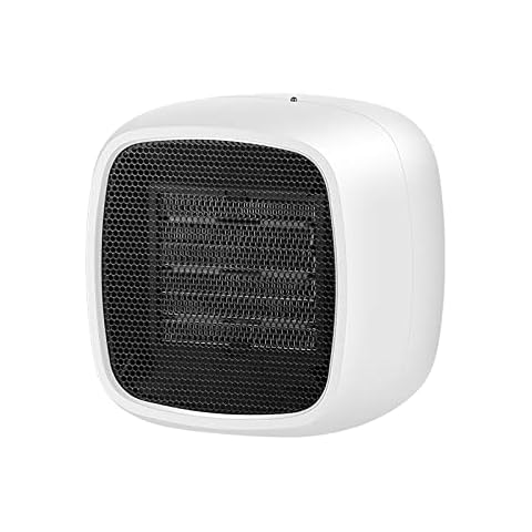Small Electric Space Heater for Indoor Use, 500W/1000W Portable Low Wattage Personal Desk Heater with Tip Over Protection Fast Heating Ceramic Heater Quiet Heat for Indoor Office Desktop Home Use Cover