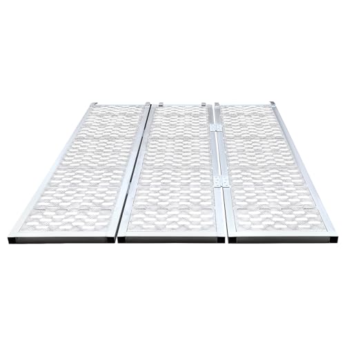 Rampa plegable para motocicleta 1500 lbs 137x195 cm miniatura 6
