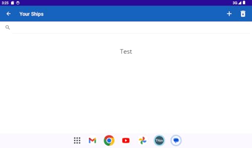 Rolling Period Test for Ships