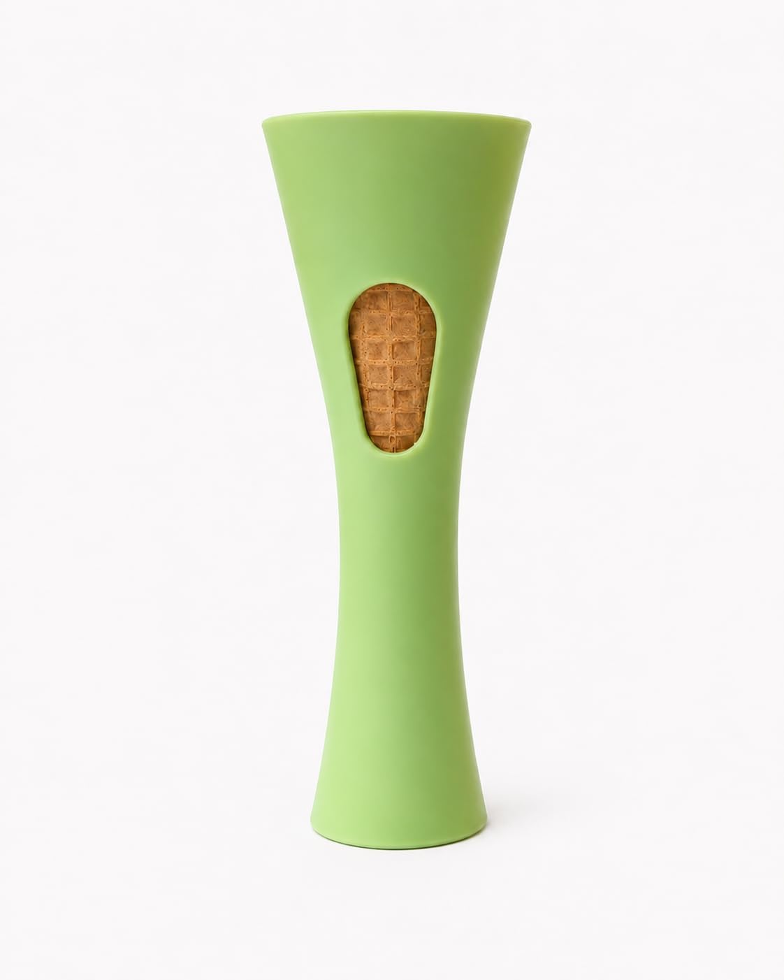 Sugar Cone Holder – Hands-Free Ice Cream Cone Filling Stand (Green)