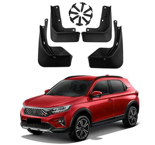 Image of Mud Flaps Mud Guards Fit for 2023-2024 Honda WRV, Front & Rear Mud Splash Guards Accessories - 4 Pc, Black