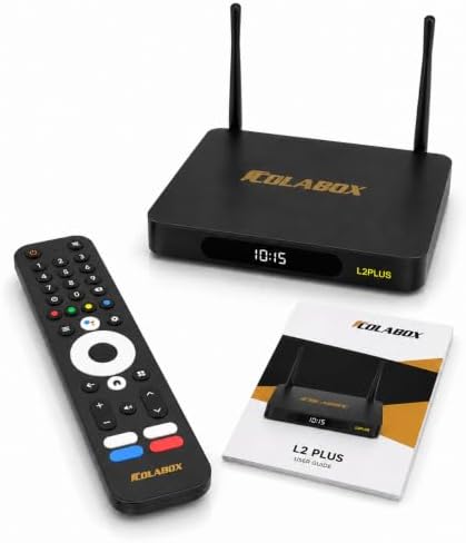 EliteFormulas COLA L2 Plus 2026 Box, Compact Device, WiFi Enable System Unit with Power Cord, Remote Control, 4GB RAM 64GB ROM - 1