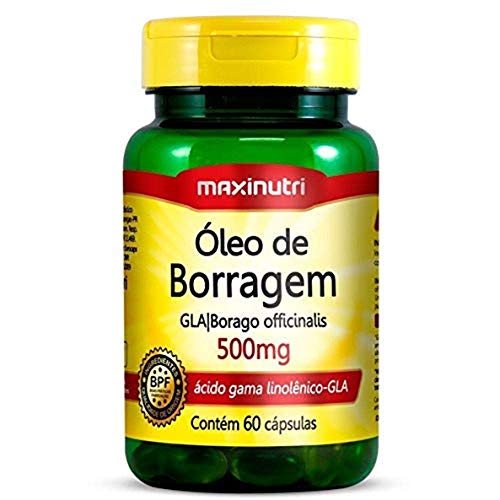 Óleo de Borragem 500mg - 60 Cáps, Maxinutri