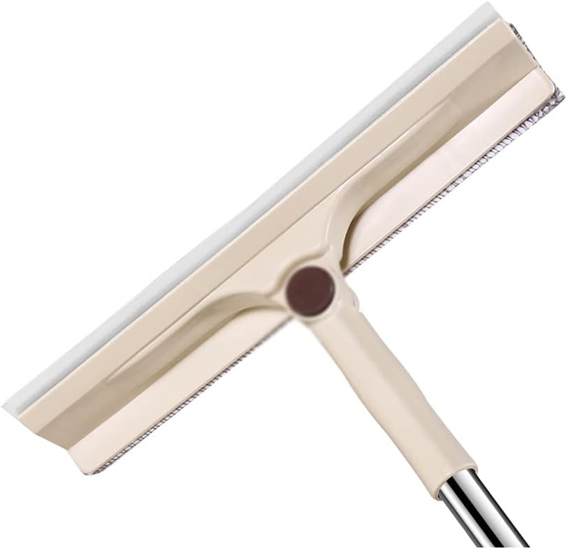Double-Sided Wiper Telescopic Rod Wipe Glass Household Artifact Brush Double-Sided Wiper Tool to Wash The Window