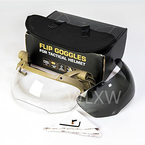 Casque tactique avec lunettes de protection étanches pour vos sorties de chasse en forêt