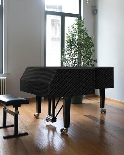 Housse imperméable pour piano à queue 160cm résistant humidité poussière - 5