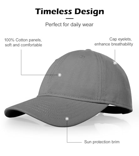 Image of LiuSuper Hats for Small Heads Men, Petite Baseball Caps for Women, XXS Adjustable Trucker Hat Dad Hat(21.3 inch-22.8 inch, 54cm-58cm)