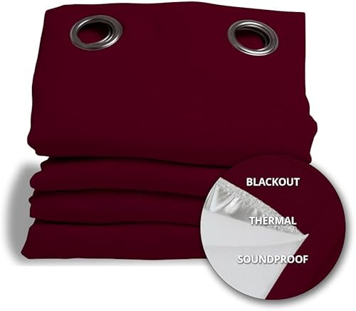 Cortina Moondream de aislamiento de sonido 3 en 1 con aislamiento térmico de ruido y luz tecnología patentada arandela 1 panel