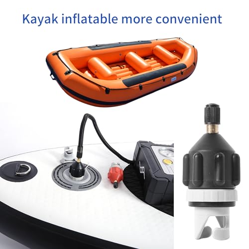 Hsyadazi SUP-Ventiladapter - Universeller Pumpenadapter für Schlauchboote, Kajaks & Paddle Boards - Kompatibel mit elektrischen & handbetriebenen Luftpumpen