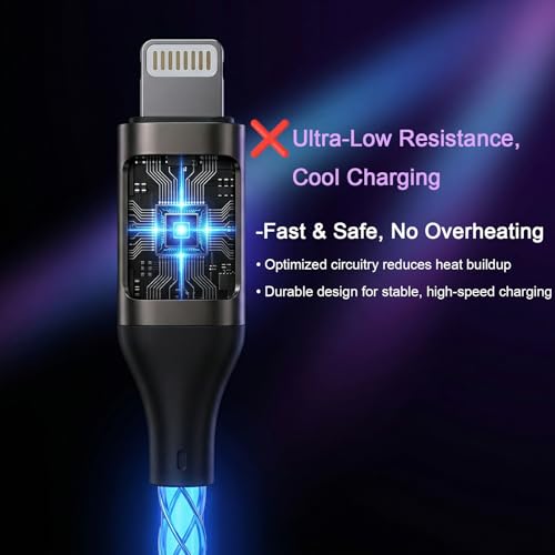 Cable de carga para iPhone duradero y conector Lightning 4