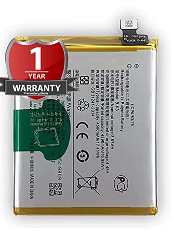 Image of THE BATTERY STOREOriginal B-K3 Battery for Vivo S1 Compatible for Y9s /V1945A /V1945T /1920 /PD1945F EX 1920 20 for Vivo Y9S, Vivo S1 Pro, 1920, Y9S Battery with 1 year warranty and high capacity battery backup. Carefully check your phone model and purchase (FOR VIVO B-K3)