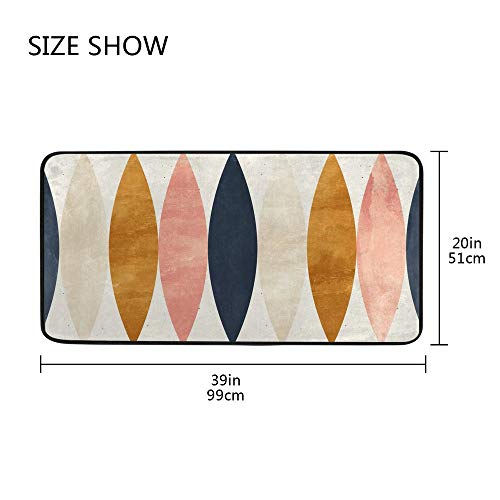 Tapis de cuisine imperméable et antidérapant design moderne - 5