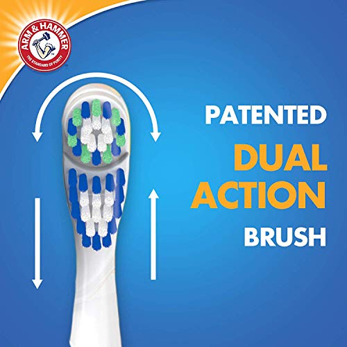 Arm & Hammer Spinbrush Pro Series White Electric Toothbrush Replacement Brush Heads Refills, Soft Bristles, 2 Count - 2 Pack (Includes 4 Brush Heads Total)