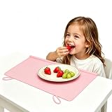 PurixDelyt Platzdeckchen Abwaschbar Kinder mit Rand über der Tischkante