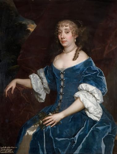 Peinture sur toile portrait d'Elizabeth par Peter Lely pour chambre à coucher