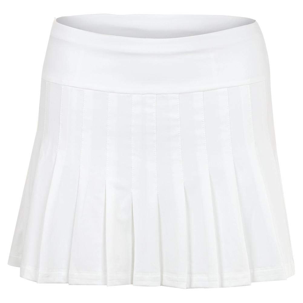 Tail 13.5 inch Pleated Skirt - White