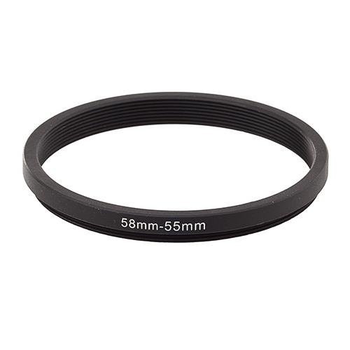 Bower Step-Down Adapter Ring 58mm Lens to 55mm Filter Size