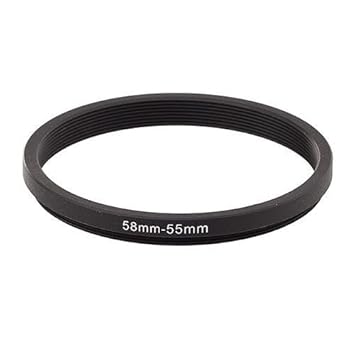 Bower Step-Down Adapter Ring 58mm Lens to 55mm Filter Size