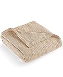 Lauren Ralph Lauren Classic Cotton Bed Blakets (Khaki, Full/Queen)