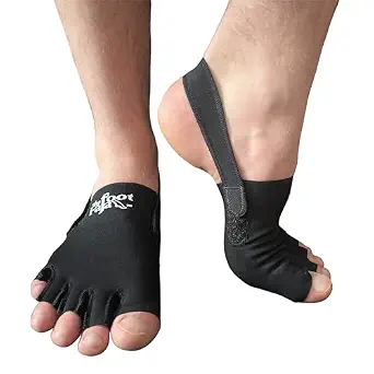 Foot Faja Compression Sock - Jaws Podiatry Medical Ankle Support for Surgery Recovery, Injury Recovery, Pain Relief and Sports Protection - Black (Large) - For Toe Or Foot Fatigue Or Post-Operative Swelling
