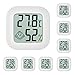 Produktbild 8er-Pack Thermometer für Innenräume | Digitales Raumthermometer Innen | LCD intelligentes Hygrometer | Hochpräzises Sensor Feuchtemessgerät Temperatur Monitor für Haus Innen Draussen