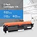 LxTek Compatible Toner Cartridge Replacement for HP 17A CF217A to use with Laserjet Pro M102w M130fw, Laserjet Pro MFP M130fw M130nw M130fn M130a Printer, 2 Black, High Yield(with Chip)