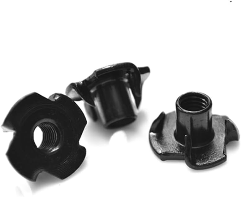 M3 M4 M5 M6 M8 Furniture Nut Four-Claw Mother Four claws Nut Speakers Nutted Black - (Thread Diameter: M5x8mm(10pcs))