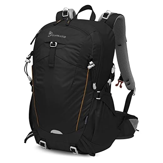 MOUNTAINTOP 35 liter ryggsäckar lätt vandringsryggsäck utomhusryggsäck dagryggsäck för trekking utomhus skidåkning bergsklättring camping