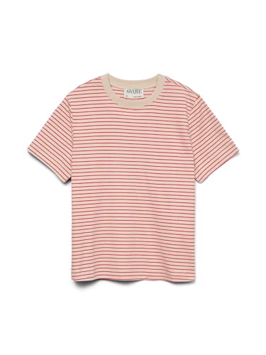 T-shirt col rond Vero Moda Awjada Naima anti-déformation pour femme