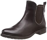 Weicher Gehcomfort bugatti Damen 411569324140 Stiefeletten, Braun (Dark Brown/Metallic 6190), 38 EU