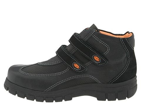 umi Zip Black Leather Booties EU 22/US 6.54