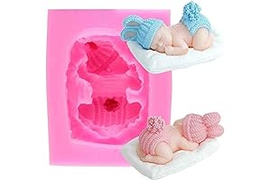3D Baby Silicone Molds for Baby Shower Decorations