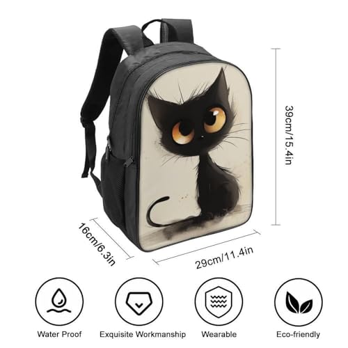 Sac à dos pour enfants chat persan école primaire garçon 3D - 2